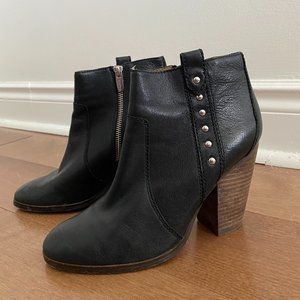 Coach Haven Studded Leather Ankle Boots